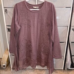 LOGO size 1X top - flowy, tunic